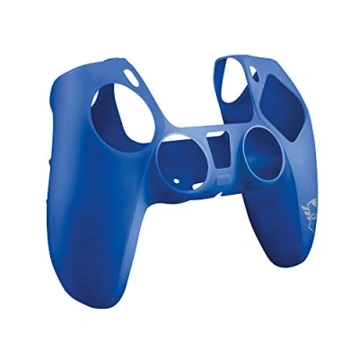 Image of Trust Gaming GXT 748 PS5 Controller Skin, Anti slip Silicone Cover Case for DualSense PlayStation 5 Blue