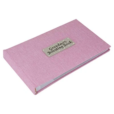 Image of Metal Planet Ltd Grandma&#039;s Boasting Book (Photo Album) holding 40 6x4 inch photos Pink