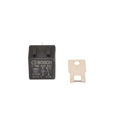 Image of 12033862, 14100455, 1626239, 20499299, 25530733 Relay, main current BOSCH 0 986 AH0 625 5 pin connector MERCEDES BENZ: ML Class, B Class