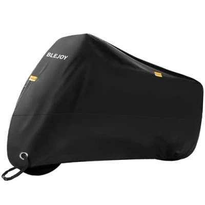 Image of BLEJOY Bike Cover Waterproof Outdoor Bicycle Covers for 1 or 2 Bikes 420D Heavy Duty Rain Sun UV Dust Wind Proof Electric Mountain Road