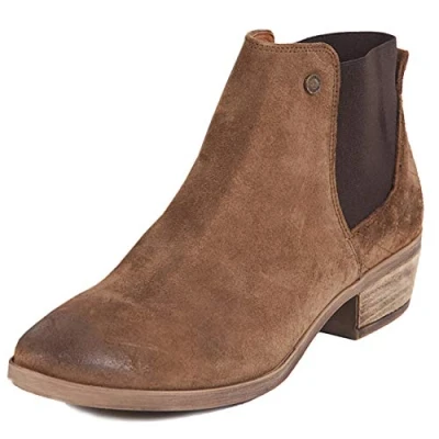 Image of Barbour Womens Vanessa Elastic Chelsea Dealer Fashion Work Office Boots Tobacco 5