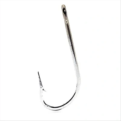 Image of Mustad 34007 Classic O&#039; Shaughnessy Stainless Steel Forged Hook (100 Pack), Size 2/0