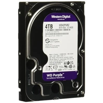 Image of WD PURPLE 4000GB 256MB 3.5IN SATA 6GB/S 5400 RPM
