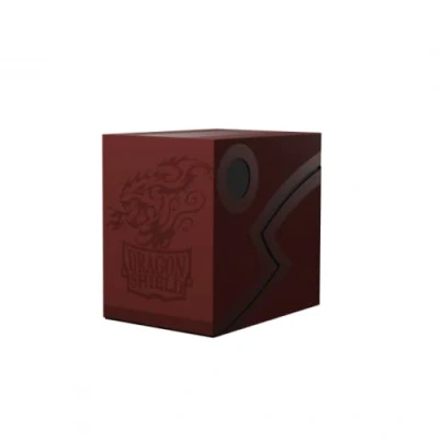 Image of Dragon Shield Double Shell 150+ Card Deck Box (Blood Red)