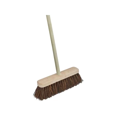 Image of Faithfull BRBASS12H Bassine Broom with 12 inch Varnished Head