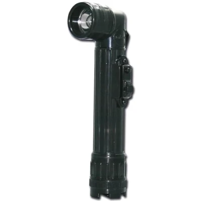 Image of Mil Tec Unisex Adult Angle Flashlight 15143002 Torch, Black, One Size