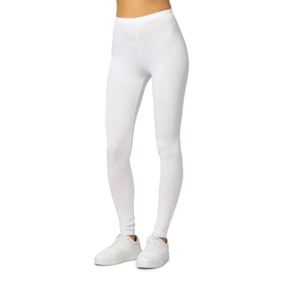 Image of Merry Style Women&#039;s Leggings Long MS10 143 (White, XS)