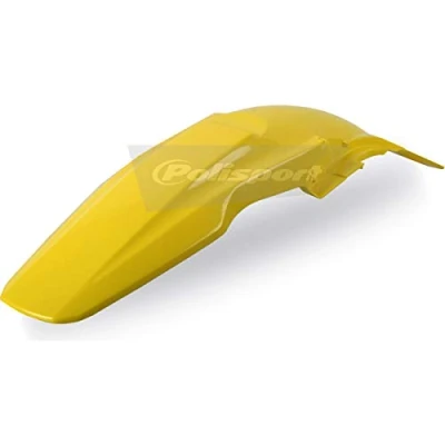 Image of Polisport Suzuki Rear Fender RMZ 250 2007 2009, Yellow Motocross4u