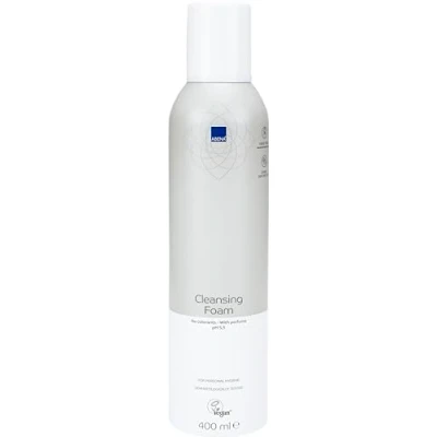 Image of Abena Foam Shower Gel 400ml Body Wash Foaming Cleanser for Dry Skin Sensitive Care Personal Fragranced Vegan Certified
