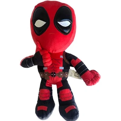 Image of Marvel DeadPool plush toy Posture hand OK 12&#039;59&quot;/32cm Super soft quality