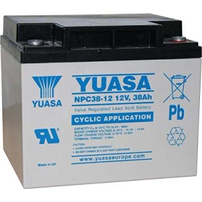 Image of Yuasa npc38 12, 12 V 38Ah batería de plomo y ácido