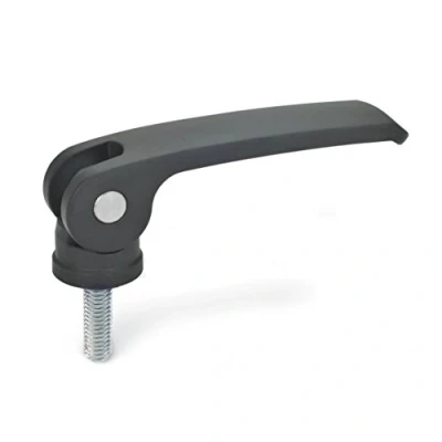 Image of Ganter Normelemente GN 927 82 M8 40 B eccentric clamp with Screw, Form B: Without Adjusting nut, Gewindelänge l2: 40mm