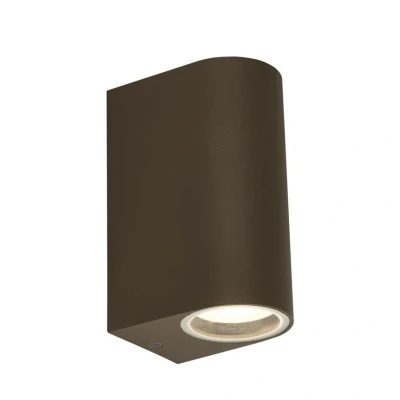 Image of Searchlight Lighting Eiffel Led Outdoor &amp; Porch (GU10 Led) IP44 Wall Light 2 Rust Brown