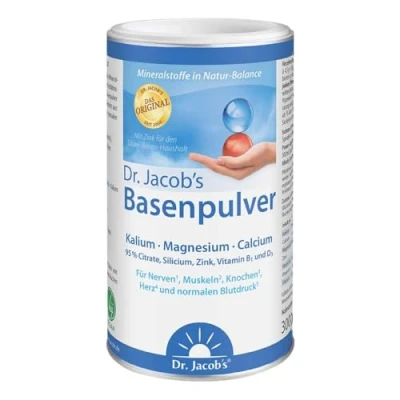Image of Dr. Jacob&#039;s Base Powder 1 Tin 300 g (95% Citrate, Vegetarian)