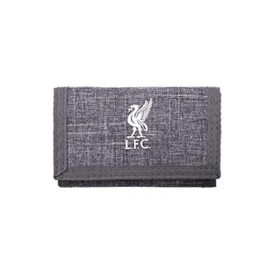 Image of FOCO Liverpool FC EPL Premier League Football Club Team Crest Logo Heather Grey Wallet Credit Card Holder