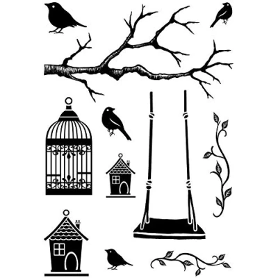 Image of Card io CDCCSTSWI 02 Clear Stamps, Medium
