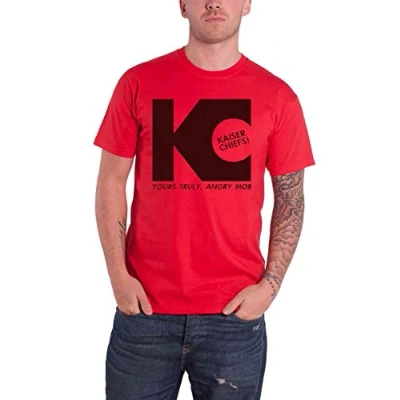 Image of Kaiser Chiefs Men&#039;s KAISTS03MR03 T Shirt, Red, Large