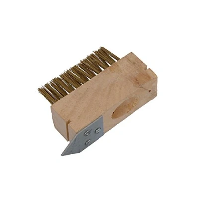 Image of Replacement Head 1pc For Patio And Block Paving Weed Wire Brush With Scraper