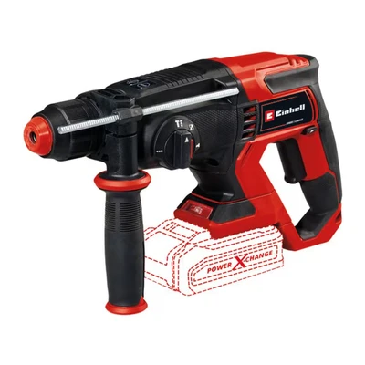 Image of Einhell Power X Change 18V Cordless SDS Plus Hammer Drill 1.8 Joule, 4 in 1 Drill, Impact Screwdriver and Chisel TE HD 18/20 Li Rotary with LED Light (Battery Not Included)