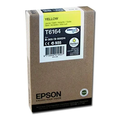 Image of Epson T6164 B 500DN Standard Capacity Ink Cartridge Yellow