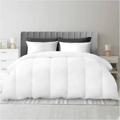 Image of GC GAVENO CAVAILIA Deep Sleep Quilt King Size Duvet 10.5 Tog Polyester Box Stitched Winter Comforter Anti Bacterial Soft and Comfortable Bedding (220x225 Cm) White Washable