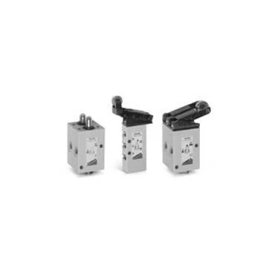 Image of Camozzi 358 965 Mechanically Operated Valve, 5/2&quot; NC, 1/8&quot;, Unidirectional Roller Sr