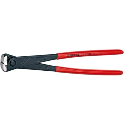 Image of Knipex high Leverage Concreters&#039; Nipper lever transmission black atramentized, plastic coated 250 mm 99 11