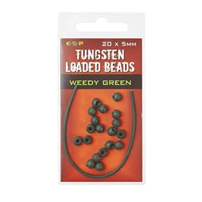 Image of ESP Tungsten Loaded Beads 20 x 5mm: Silt Grey