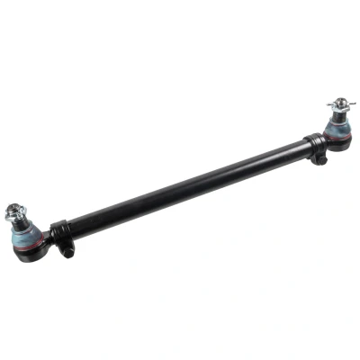 Image of 81466106159, 81466106200, 81466106275, 81466106317, 81466116064 Tie Rod FEBI BILSTEIN 24171 Front Axle with crown nut BMTS Turbo NEW