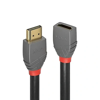 Image of Lindy 0.5m High Speed HDMI Extension Cable, Anthra Line