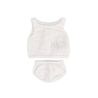 Image of Miniland Miniland31520 31520 Dolls Educational Undershirt and Panties Set, Solid, Multi Color, 15&#039;&#039;