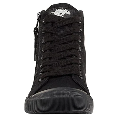 Image of Rocket Dog Womens/Ladies Jazzin Hi 12A Cotton Canvas Shoes (7 UK) (Black)