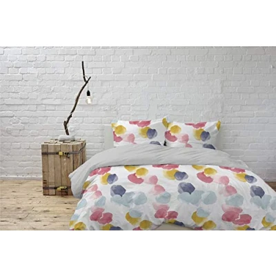 Image of Italian Bed Linen “ Watercolor Duvet Cover Set, WT02, Double