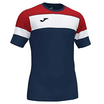 Image of Joma Crew IV T shirts M/C, Man, mens, 101538.336, Navy Red, 4XS