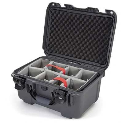 Image of Nanuk 918 Waterproof Hard Carrying Case with Padded Dividers Polypropylene Graphite