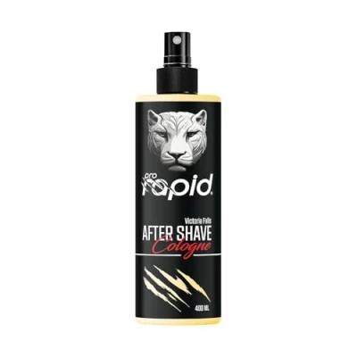 Image of Prorapid Aftershave Mens Cologne, Victoria Falls 400 ml Amber, Citrus, Red Tangerine, Mint, Cinnamon, Woody Herbal Fragrance Refreshing Spray Lotion for Men
