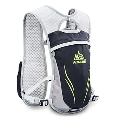 Image of AONIJIE Professional 5.5L Outdoors Mochilas Trail Marathoner Running Race Hydration Vest Pack Backpack (Gray New, One Size)
