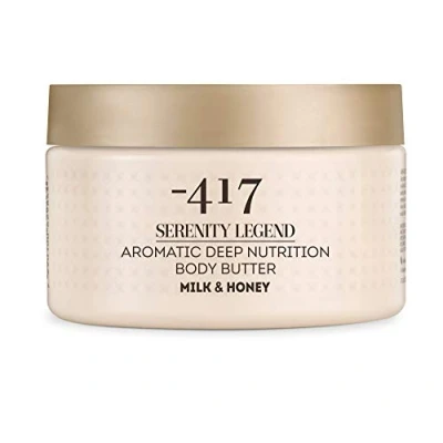 Image of 417 Body Butter Milk &amp; Honey, Smoothing Moisturizer Shea and Dead Sea Salt Cosmetics, Aromatic for Dry Skin