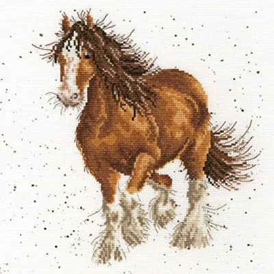 Image of Bothy Threads Cross Stitch Kit Wrendale Designs Feathers