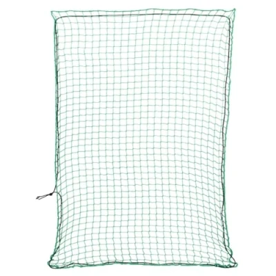 Image of vidaXL Trailer Net with Elastic Rope Green 4x3 m PP