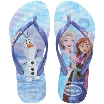 Image of Havaianas Kids Slim Princess, Purple Fantasy, 12/13C