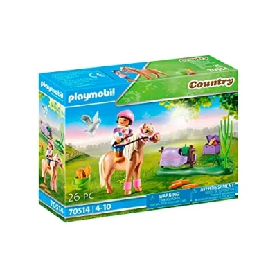 Image of Playmobil 70514 Country Pony Farm Collectible Icelandic Pony, Fun Imaginative Role Play, PlaySets Suitable for Children Ages 4+