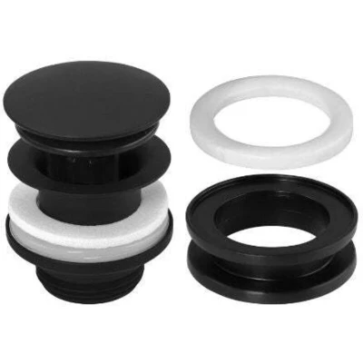 Image of CWP60 CB MB 1.25 x 60Mm Clicker Waste Brass In Matt Black Mcalpine