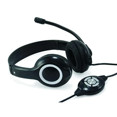 Image of Conceptronic POLONA USB Wired Headset With Microphone Black