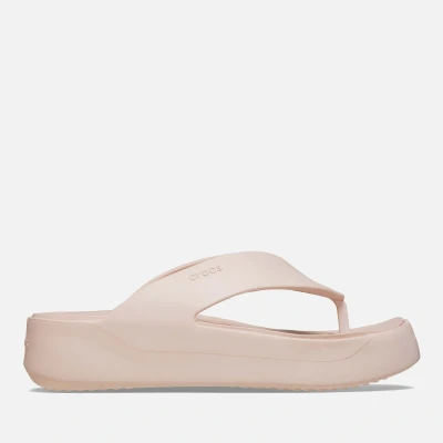 Image of Crocs Women&#039;s Getaway Platform Flip Flop, Quartz, 9 UK