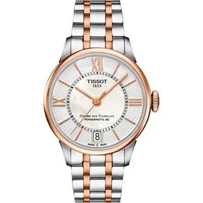 Image of Tissot Chemin Des Tourelles WoMens Multicolour Watch T0992072211802 Stainless Steel One Size