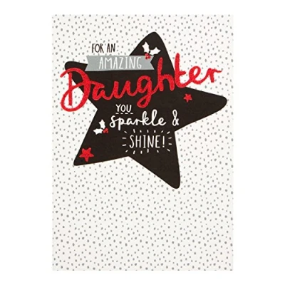 Image of Hallmark Christmas Card to Daughter &#039;Sparkle and Shine&#039; Medium
