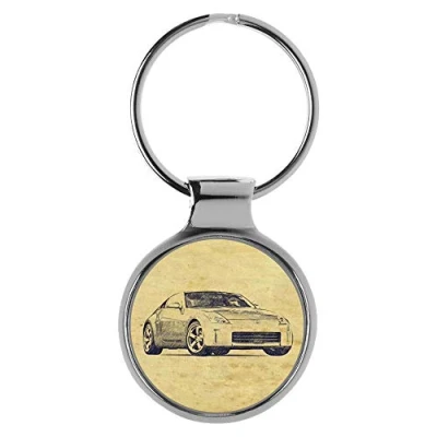 Image of KIESENBERG Keychain Keyring Key Chain Ring Gifts for 350Z Fan A 6347