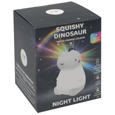 Image of Squishy Touch Lamp Dinosaur Night Light Children Kids Colour Changing Lighting