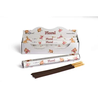 Image of STAMFORD INC. 37314 Floral Incense Sticks, 20 Sticks x 6 Packs